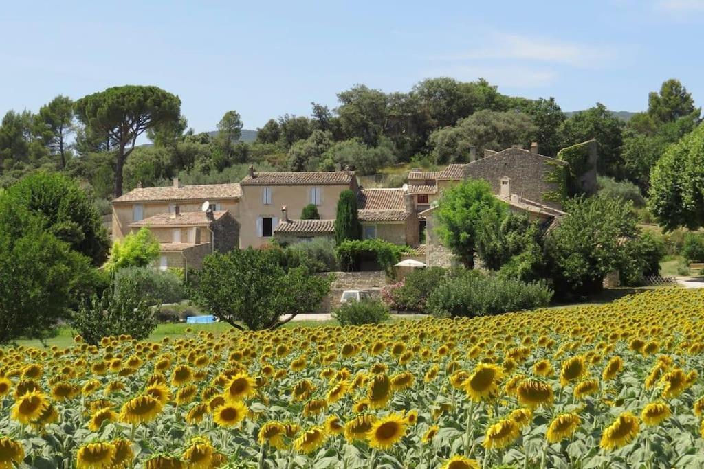 Вилла Les Tarraiettes Au Pied Du Luberon Лурмарин Экстерьер фото